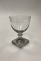 Holmegaard Gorm den Gamle - Greyish tone Wine Glass. Measures 8.9 cm Ø x 12.8 cm - 13.2 cm H / ...