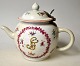 Danish East 
Indian 
porcelain 
teapot, 18th 
century China. 
Decorated in 
enamel colors 
with ...