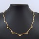 Danish gold 
necklace of 14k 
gold.
L. 45 cm. 
Stamped "585".
Danish Design 
jewellery.
Please ...