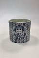 Bjørn Wiinblad 
Nymølle Flower 
Pot - Autumn 
No. 3024-699. 
Blue 
decoration. 
Measures 13 cm 
x 14.5 ...