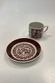 Bjørn Wiinblad 
Nymølle Monthly 
Cup with Saucer 
- AUGUST No. 
3513. Measures: 
Cup 7 cm x 8 cm 
/ ...