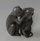 Bing and 
Grondahl B&G 
1524 Monkey 
Pair IPI 8 cm 
Marked with the 
three Royal 
Towers of ...