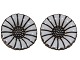 Anton Michelsen 
silver.
Small Daisy 
ear clips with 
enamel.
Diameter 1.7 
cm.
Perfect ...