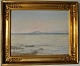 La Cour, Janus 
(1837 - 1909) 
Denmark: 
Coastal scene 
from Porto 
d'Anzio, Italy. 
Oil on canvas. 
...