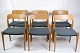Set Of 6 Dining Room Chairs - Model 75 - Teak - Paper Wicker - Niels O. Møller - 
J.L Møbelfabrik - 1960
Great condition

