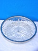 Glass dish with 
silver plate. 
Fine condition.
