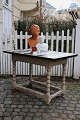 Antique Swedish 
baroque table / 
console table 
from the early 
19th century 
with top plate 
in ...