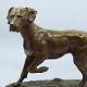 Lauritz Jensen; 
Pointer hunting 
dog in brown 
patinated ...