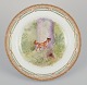 Royal Copenhagen Fauna Danica, dinner plate featuring a motif of a fox.
Hand-painted.