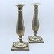 Pair of 
Augustenborg 
tin 
candlesticks 
(also known as 
tulip 
candlesticks).
From Denmark 
around ...