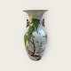 China floor 
vase with 
stylized 
handles, 
decorated with 
flowering 
branch motif, , 
42.5cm high, 
...