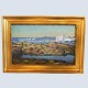 Emanuel A. 
Petersen 
Greenlandic oil 
painting with 
motif of 
Jakobshavn / 
Ilulissat, from 
...