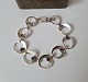 Vintage 
bracelet in 
silver with 
blue stones 
Stamped 830s 
Length 19.5 
cm. Width 15 
mm.