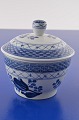 Aluminia / 
Royal 
Copenhagen 
faience, 
Tranquebar 
blue. Sugar 
bowl nr. 11 
/953. Diameter 
9.8 cm. ...