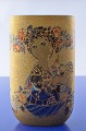 Rosenthal 
Studio-Line 
porcelain, 
Germany. Bjorn 
Wiinblad vase 
with lady, 
decorated with 
gold and ...