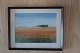 Bo Bonfils (1941-2019), Denmark
Gaard på Slagelseegnen 1980 (A farm in Slagelse, 
Denmark)
Famous art
Signed
H: 30,5cm
W:38,5cm
In a good condition