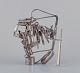 Albert Féraud 
(1921-2008), 
French artist.
Abstract 
sculpture in 
metal.
1960.
Double signed 
A. ...