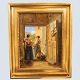 Wilhelm Marstrand; Painting, conversing women in doorway