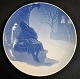 Bing & Grøndahl 
Christmas 
plate, 1907, 
Copenhagen, 
Denmark. 
Stamped. 
Diameter: 18 
cm.