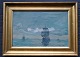 Bogø, Christian 
(1882 - 1945) 
Denmark: From 
the Great Belt. 
Oil on canvas. 
Signed: 
Christian ...