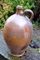 Antique 
stoneware 
canister, 
18th/19th 
century. 
Germany. Salt 
glaze. H: 41 
cm. The handle 
is glued!