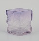 Bohemian Art 
Deco art glass 
vase. Purple 
art glass with 
...