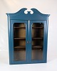 Antique display cabinet - Wall hung - Blue painted - 4 shelves - Year 1920
Great condition
