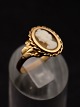 14 carat gold 
ring size 52 
with cameo 
stamp 585 JAA 
for goldsmith 
Jens Aagaard 
Svendborg item 
...