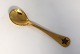 Georg Jensen. 
Silver cutlery. 
Year's teaspoon 
1984. Sterling 
(925) gilt. 
Length 11.2 cm