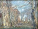 Lassen, Aksel 
M. (1869 - 
1946) Denmark: 
From Dyrehaven, 
1927. Oil on 
canvas. Signed. 
32 x 41 ...