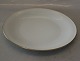 025 Dinner plate 24 cm (325) Leda B&G porcelain: White base, gold rim, form 676