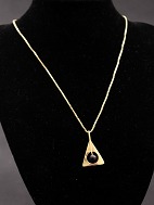 8 carat gold pendant  with amethyst