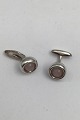 Georg Jensen 
Sterling Silver 
Cufflinks No 
473 Sphere Rose 
Quartz Regitze 
Overgaard 
Measures Diam 
...