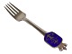 Anton Michelsen 
guilded 
sterling 
silver, 
commemorative 
fork from 1949.
The 50th 
birthday of ...