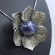 Birte Stenbak 
silver 
jewellery.
Birte Stenbak; 
Sterling silver 
necklace with a 
large flower 
...