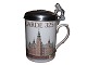 Royal Copenhagen 
The Royal Guard 325 Years - Large mug with pewter lid