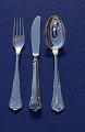 Herregaard Danish silver cutlery, settings dinner 
cutlery of 3 pieces