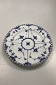 Royal 
Copenhagen Blue 
Fluted Full 
Lace Flat Plate 
with Gold No 
1084. Measures 
25 cm / 9 27/32 
...