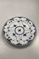 Royal 
Copenhagen Blue 
Fluted Full 
Lace Flat Plate 
with Gold No. 
1084. Measures 
25 cm / 9 27/32 
...
