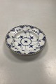 Royal Copenhagen Blue Fluted Full Lace Small Deep Plate