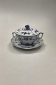 Royal 
Copenhagen Blue 
Fluted Plain 
Bouillon Cup 
with Saucer No. 
2199. 11 cm 
diameter. 2nd 
Quality.