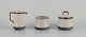 Bing & 
Grøndahl, Tema. 
Bowl, sugar 
bowl, and 
creamer in ...