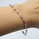 White gold 
jewelry
Bracelet in 
14k white gold. 
Composed of 
links and set 
with 9 
diamonds, a ...