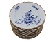 Royal 
Copenhagen Blue 
Flower Curved 
with gold edge, 
side plate.
Most are 
produced before 
...