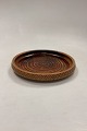 Stoneware Bowl 
by Ejvind 
Nielsen. Orange 
and maroon 
glaze. Signed 
Ejv. Nielsen 
DANMARK. ...