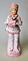 Bisquit 
figurine of a 
pink lady, 19th 
century Germany
