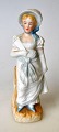 Bisquit vase 
with female 
figure, 
Germany, 19th 
century. Cold 
painted in 
pastel colours. 
H: 12 ...