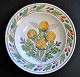 Kellinghusen 
faience plate, 
19th century 
Germany. Deep. 
On tab leaf 
vine. In mirror 
fruits. ...