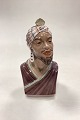 Dahl Jensen 
Figurine No. 
1229 - Bust of 
African Man. 
Measures 21 cm 
x 12 cm / 8.26 
in. x 4.72 ...