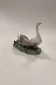 Royal 
Copenhagen 
Figurine - 
Geese No. 609. 
Designed by 
Ingeborg 
Nielsen. 
Measures 14 cm 
x 19 cm ...